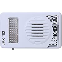 VYNBDA RJ11 Adaptador Anillo de telefono Ruidoso Amplificador de Flash Timbre para Telefono Fijo